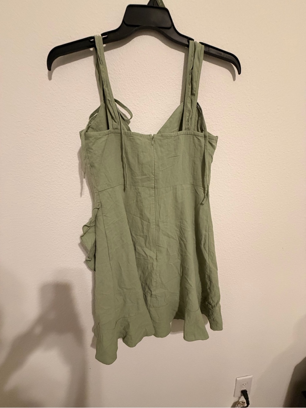 Light Green Ruffle Sundress - Picture 3 of 3